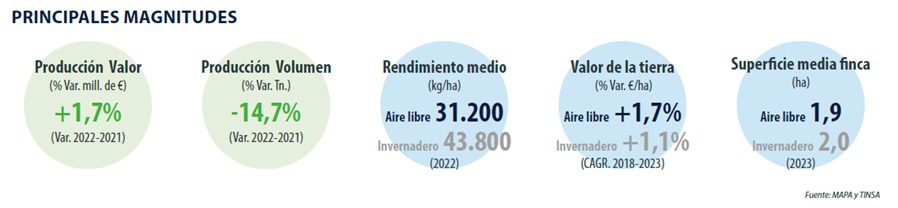 Tinsa-informe-precio-tierra- hortalzas-invernaderos