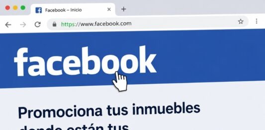 Redes sociales inmobiliarias Facebook 2026