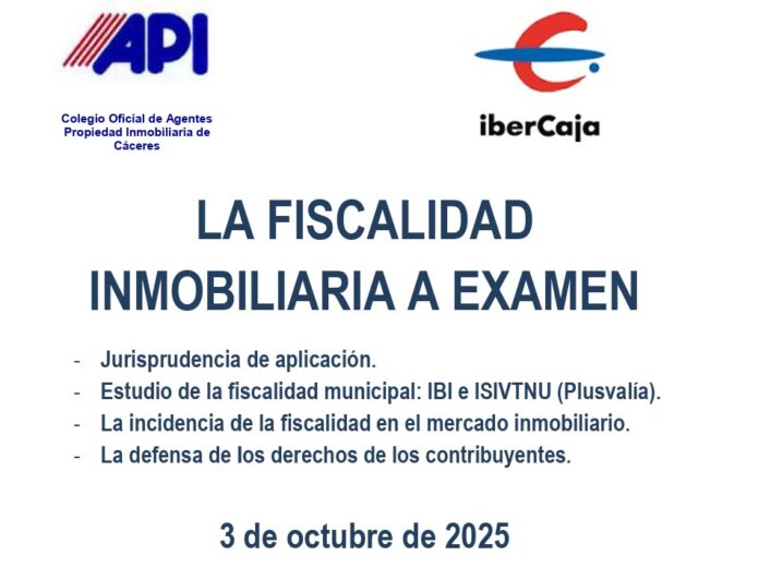 Jornadas Coapi Caceres 2025 Fiscalidad Inmobiliaria