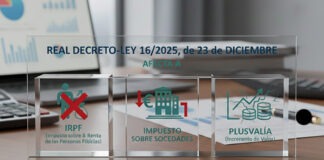 Real Decreto-ley 16/2025, de 23 de diciembre, IRPF, plusvalía