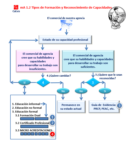 Tipo de formación y reconocimiento de capacidades