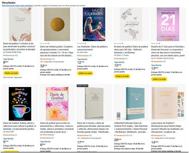 Villarroya -Listado de libros en Amazon