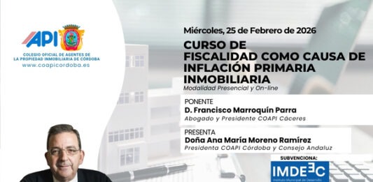 Curso de fiscalidad como causa de inflación primaria inmobiliaria